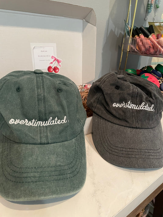 Premium Add On - Overstimulated Embroidered Hat